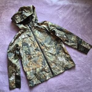 Kids All In Motion Camouflage Hooded Rain Jacket
